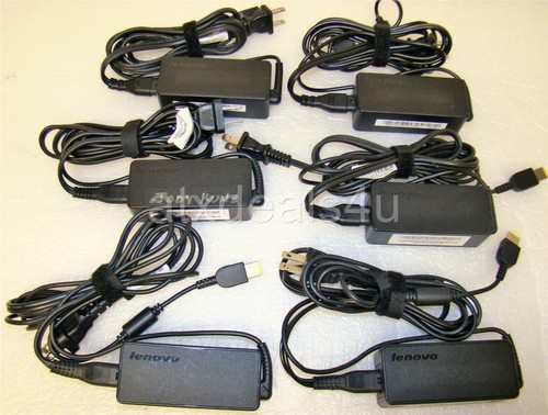 Lenovo ADLX45NDC2A 100-240V 20V 2.25A 45W AC adapter W/ Power Cord Lot of 6 - Picture 3 of 4