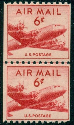 SCOTT # C41 LINE PAIR, MINT, OG, NH, FINE, GREAT PRICE! - Picture 4 of 6