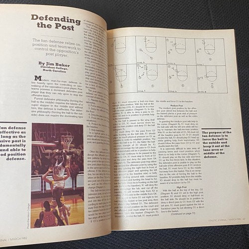 Athletic Journal Mar 1982 Magazine Burt Hooton Los Angeles Dodgers Baseball MLB - Picture 7 of 8