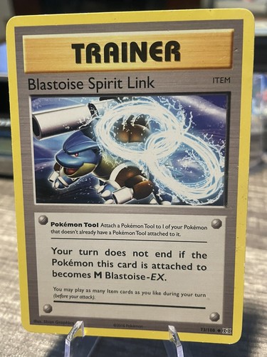 Blastoise Spirit Link Pokémon Card Trainer 73/108 2016