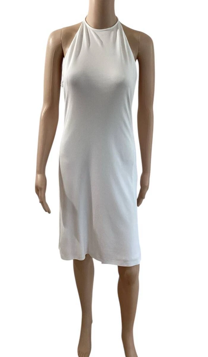 ROBE DOS NU STRETCH BOUCLE 'GG' GUCCI BY TOM FORD SS/1997 TAILLE 38
