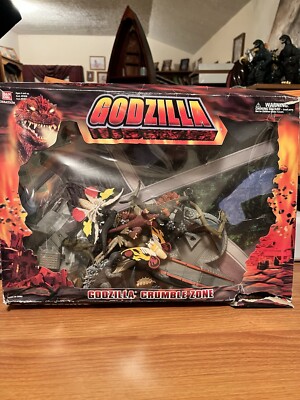 BANDAI - くりーむ 2002 Bandai Creations Godzilla Crumble Zone Playset | eBay