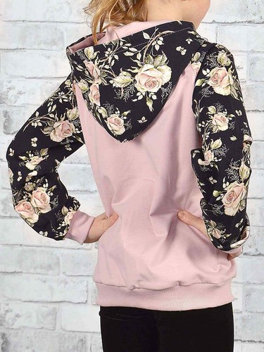 Girls Hooded Pullover Sweatjacke Hoodie Sweater Children 30329 - Picture 41 of 41