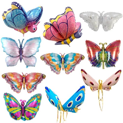 Butterfly Foil Air Helium Balloon Birthday Wedding Valentine Baby Shower Party - Picture 2 of 21