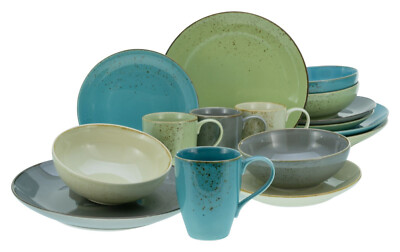 CreaTable - Nature Collection - Kombiservice 16-tlg (Bunt)