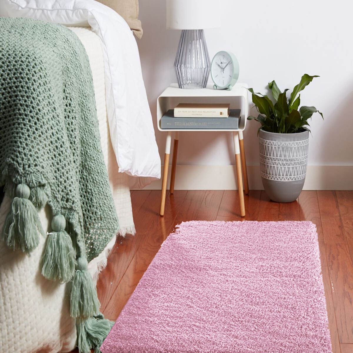 Large Thick Shaggy Rugs Non Slip Hallway Runner Rug Bedroom Living Room Carpet E Ograniczona sprzedaż, bezpłatna wysyłka