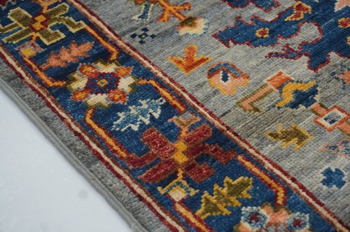 3 x 10 ft Gray Bidjar Oriental Afghan Hand knotted Traditional Runner Rug - Picture 7 of 19