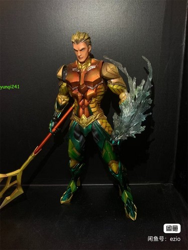 Play Arts Kai Aquaman DC Comics Series 25cm PVC Action Figure Model Statue Toys - Picture 7 of 8