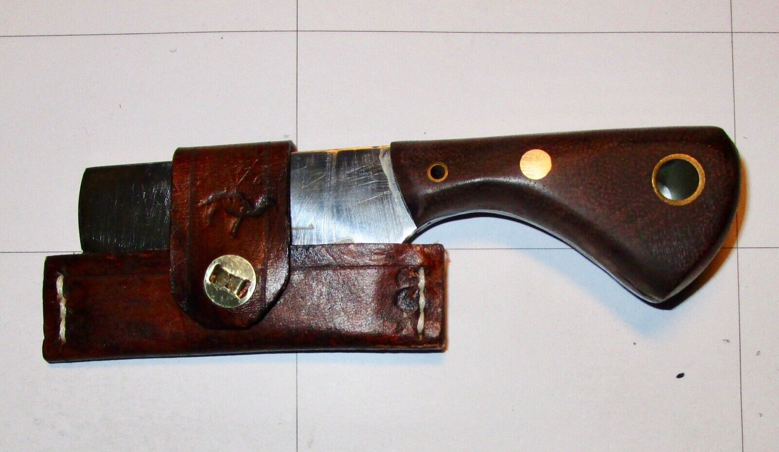Kleines Messer, Mini Cleaver, handgefertigtes Einzelstück, Taschenmesser