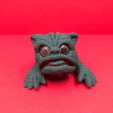 Rare Vintage Baby Boglins Finger Puppet Green Toy Rubber Figure 1990s