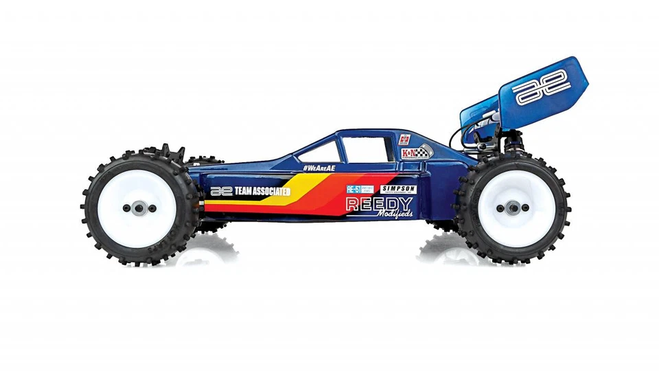 Associated 9065 1/10 Yokomo YZ-10 Classic 4WD Off-Road Buggy Blue Kit - Image 3 of 4