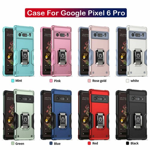 Armor Shockproof Ring Stand Hybrid Phone Case Cover For Google Pixel 6 7 Pro 7A - Picture 2 of 20
