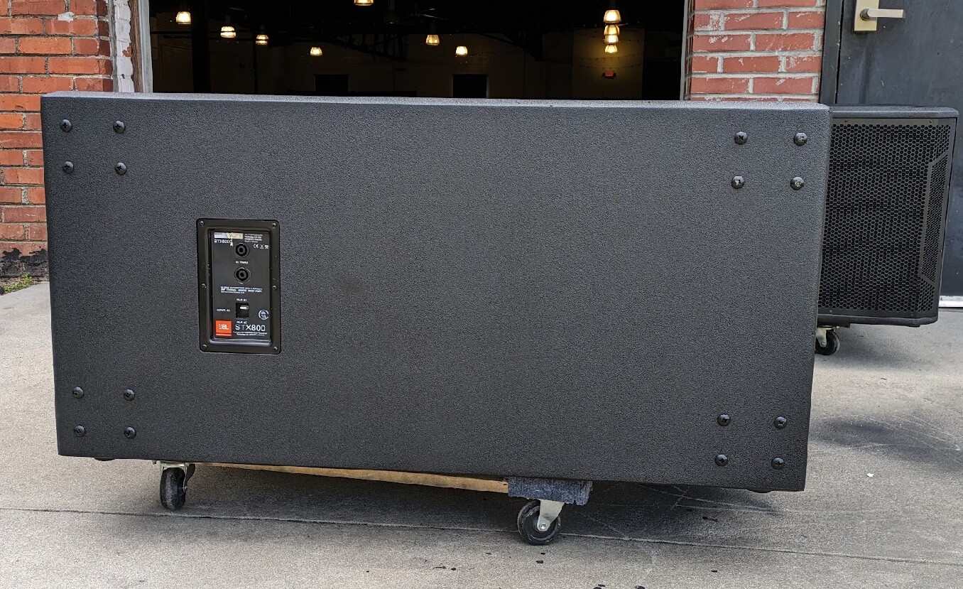 2 (1PAIR) JBL SRX828SP 18 inch Dual SelfPowered Subwoofers