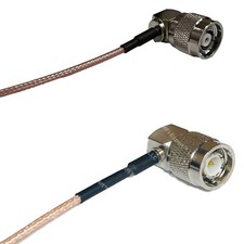 RG316 RP-TNC Male Angle to TNC Male Angle RF Cable Rapid-SHIP LOT