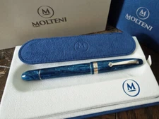 MOLTENI PEN M58 CAPRI BLUE LT ED OF 188 FOUNTAIN PEN