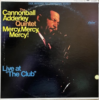 Cannonball Adderley Quintet Mercy, Mercy, Mercy! Capitol LP Jazz