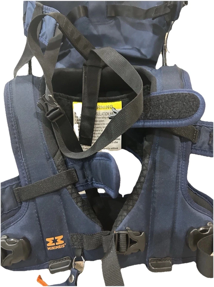 MiniMeis Azul Marino - Portahombros Ligero para Niños - Niños de 6 Meses a 4 Años Foto 3 de 4