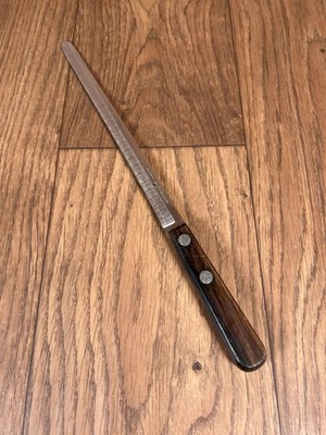 Ekco Flint Stainless Vanadium USA Bread Knife Vintage Cutlery 9.5''