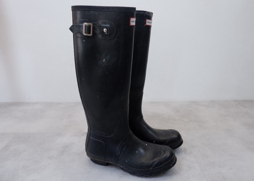 Botas de agua altas Hunter para mujer talla Uk 6 Eu 39 negras