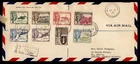 DR WHO 1952 BRITISH VIRGIN ISLANDS FDC? KGVI REGISTERED TO ANTIGUA R78451