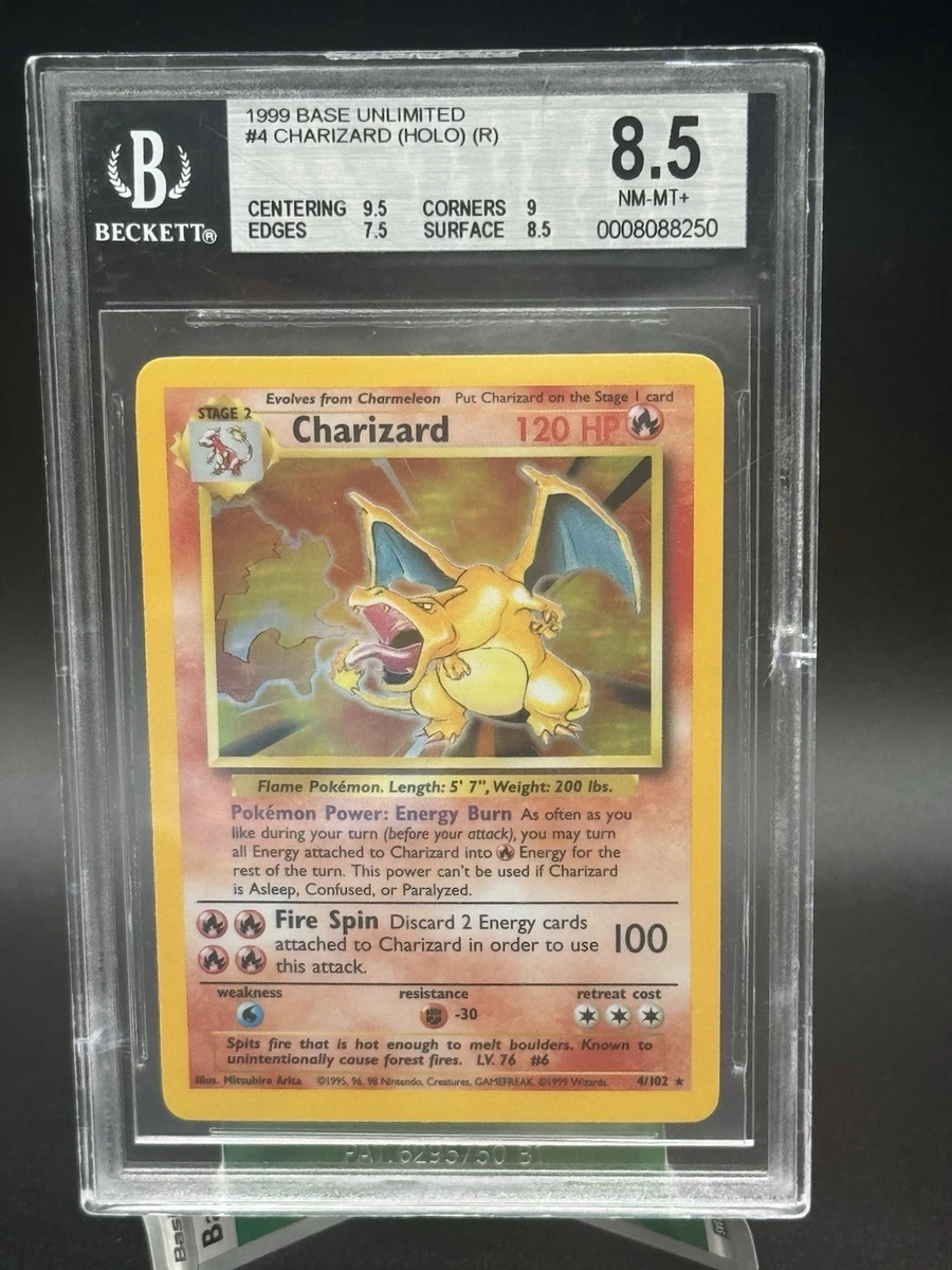 Pokémon TCG Base Set Pikachu Grade 9.5 Individual Collectible Card
