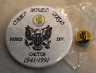 VINTAGE CAMP HOWZE DAYS 103RD INFANTRY CACTUS DIVISION 1941-1991 PINBACK & PIN