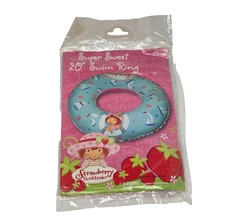 2007 SUPER SWEET STRAWBERRY SHORTCAKE 20" INFLATABLE SWIM RING NEW SEALED