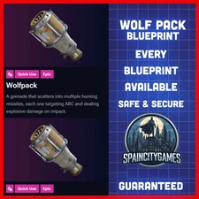 🎮 ARC RAIDERS - WOLFPACK GRENADE BLUEPRINT - ALL PLATFORMS - Fast Delivery 🚀