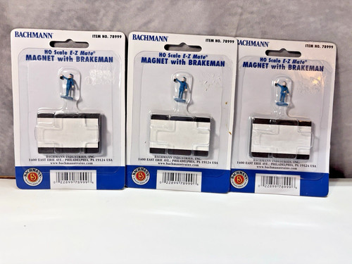 3 paquetes de imán Bachmann con freno (1/tarjeta) 78999 BX-A/2 | Condition: New