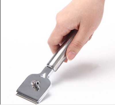 Stainless Steel Glass Scraper For Ceramic Hob Cooktop Practical Kitchen