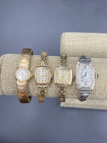 Ladies Mechanical Watches 15-21 Jewels. Gold Filled
