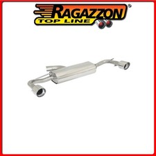 50.0257.61#1 VOLKSWAGEN GOLF MK6 SCARICO SPORTIVO INOX SDOPPIATO CON TERMINALI R