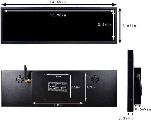 Stretched Bar 14.5-Inch Touchscreen Display - Android 11 with Auto-Copy Function - Picture 8 of 10