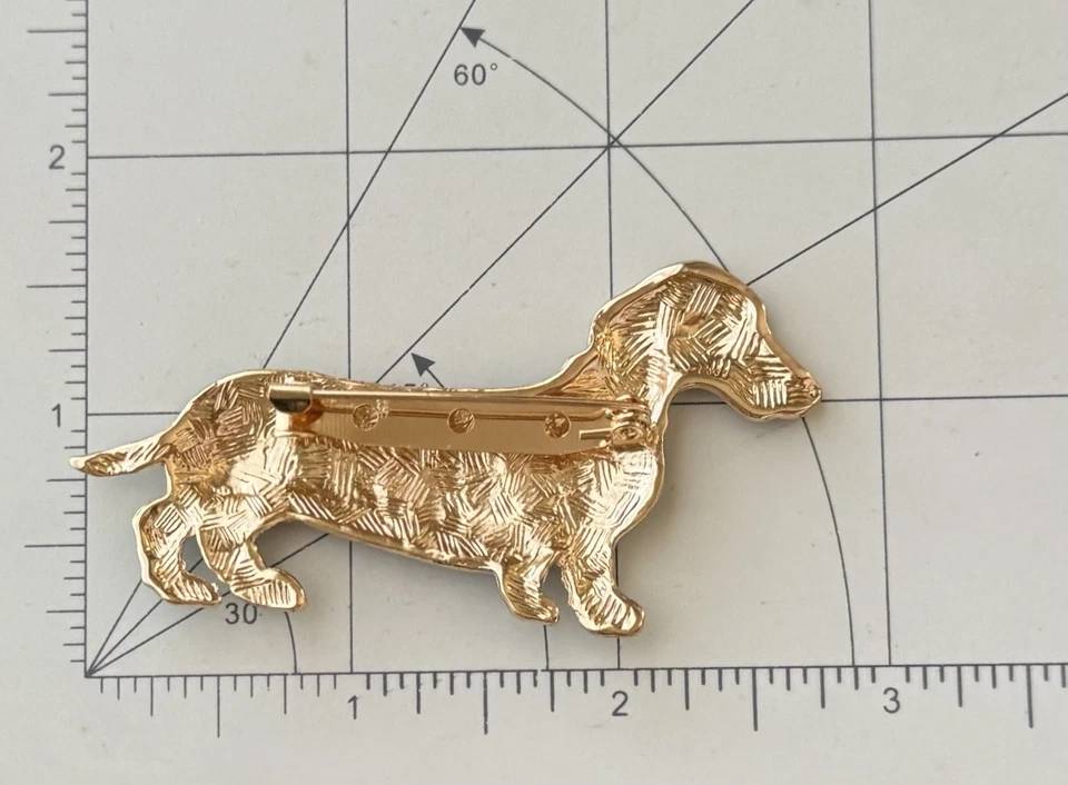 Dog  brooch  Pin Enamel On Metal - Image 2 of 4