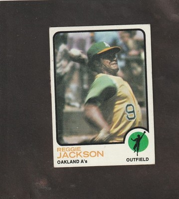 1973  Topps MLB # 255 Reggie Jackson