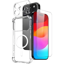 Bundle For iPhone 17 Pro Max MagSafe Shockproof Case Screen & Len Protectors Set