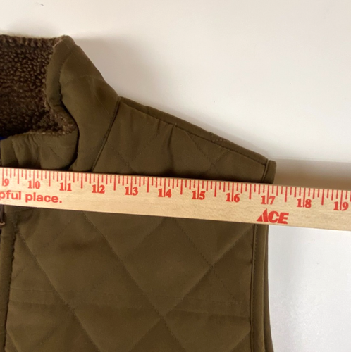 Pendleton Quilted Sherpa Lined Full Zip Vest Brown Men’s Size Large ~ Excellent - Picture 5 of 8