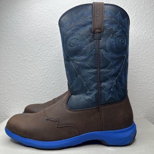 Botas Durango Rebel Lite™ Ligeras Bordadas Marrón DWDB006 Para Hombre Talla 12 - Imagen 2 de 7
