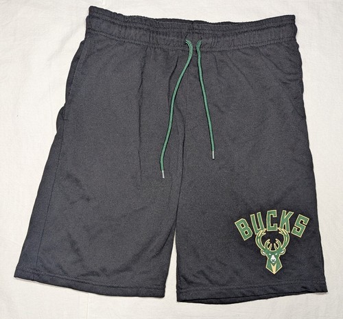 Milwaukee Bucks NBA Pantaloncini da basket neri da uomo grandi - Foto 1 di 9