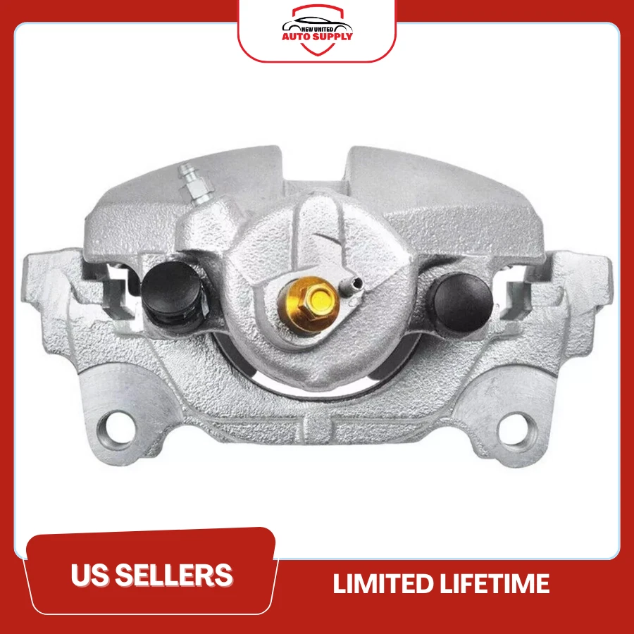 Pinça de freio dianteira esquerda com suporte para Fusca Jetta Golf Bora Rabbit A1 A3 - Imagem 2 de 3