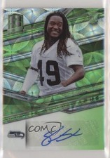 2018 Panini Spectra Rookie Neon Green Prizm 98/99 Shaquem Griffin #188 Auto 8k4