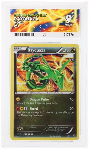 Rayquaza graded ACE 9 for sale on eBay