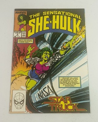 Sensational She-Hulk #6 - Star Truck! - Marvel  1989 MCU