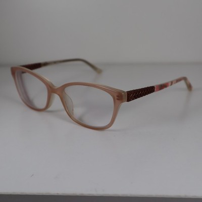Vera Bradley Mabel Blush Pink BHP Full Rim Eyeglasses Frames 53-17-135mm