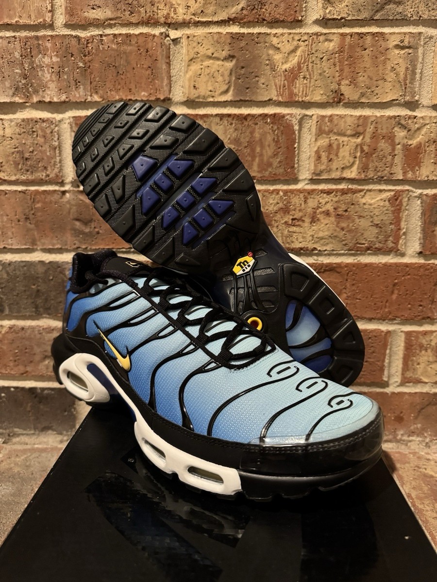 New 14 Nike Air Max Plus TN OG Hyper Blue Black Gradient Sneakers