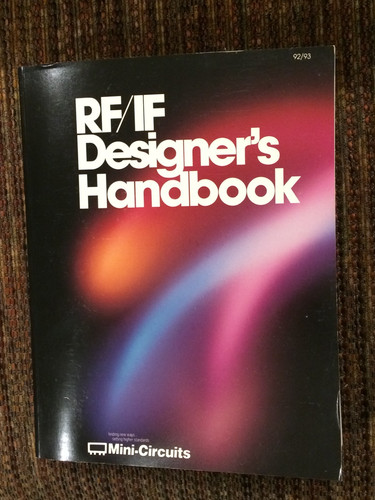 RF/IF Designers Handbook Mini-Circuits Vintage Computing Sales Catalog 92/93