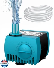 Pawfly 90 GPH Submersible Water Pump 4 W Mini Water Fountain Pump with 2.4 ft