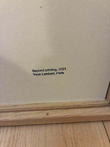 Poster mostra Cy Twombly galleria Yvon Lambert 1980 seconda stampa 2021 - Foto 3 di 4