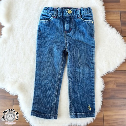 Vintage Y2K Baby Phat Toddler Girls Gold Embroidered Logo 2000s Jeans (18M) - Picture 3 of 6