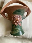 Vintage 1943 Roseville Water lily 8 Inch Vase